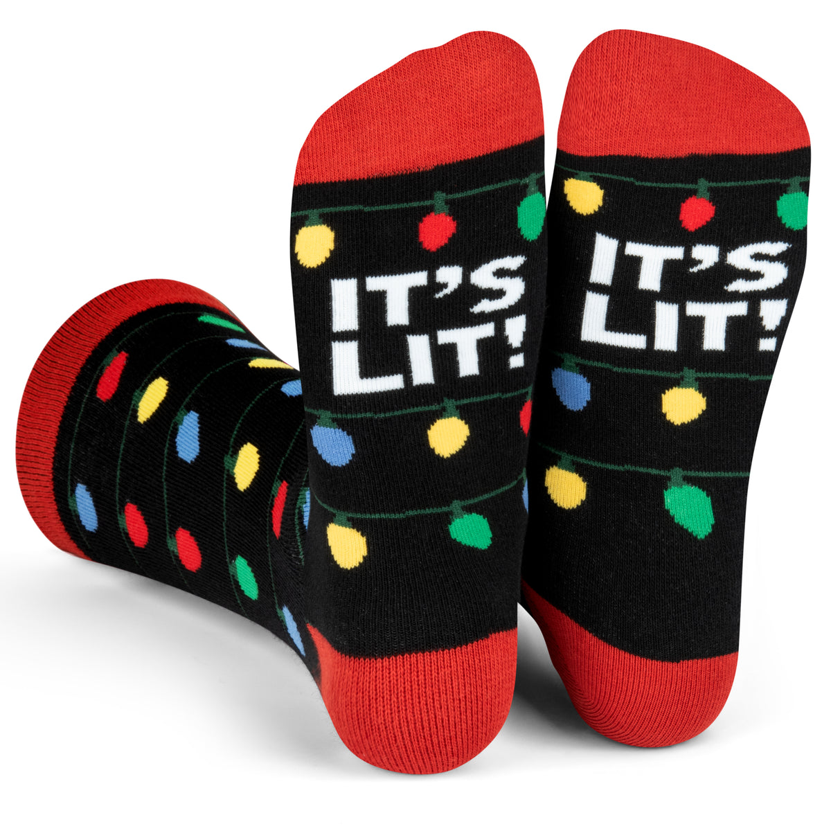 Santa & Elf Knee High Socks (2 Pack) | Lavley