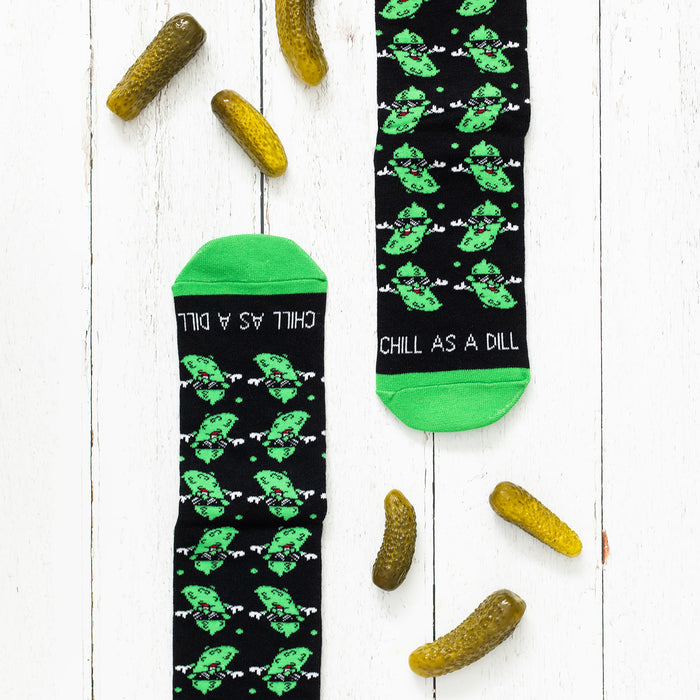 Chill As A Dill Pickle Socks