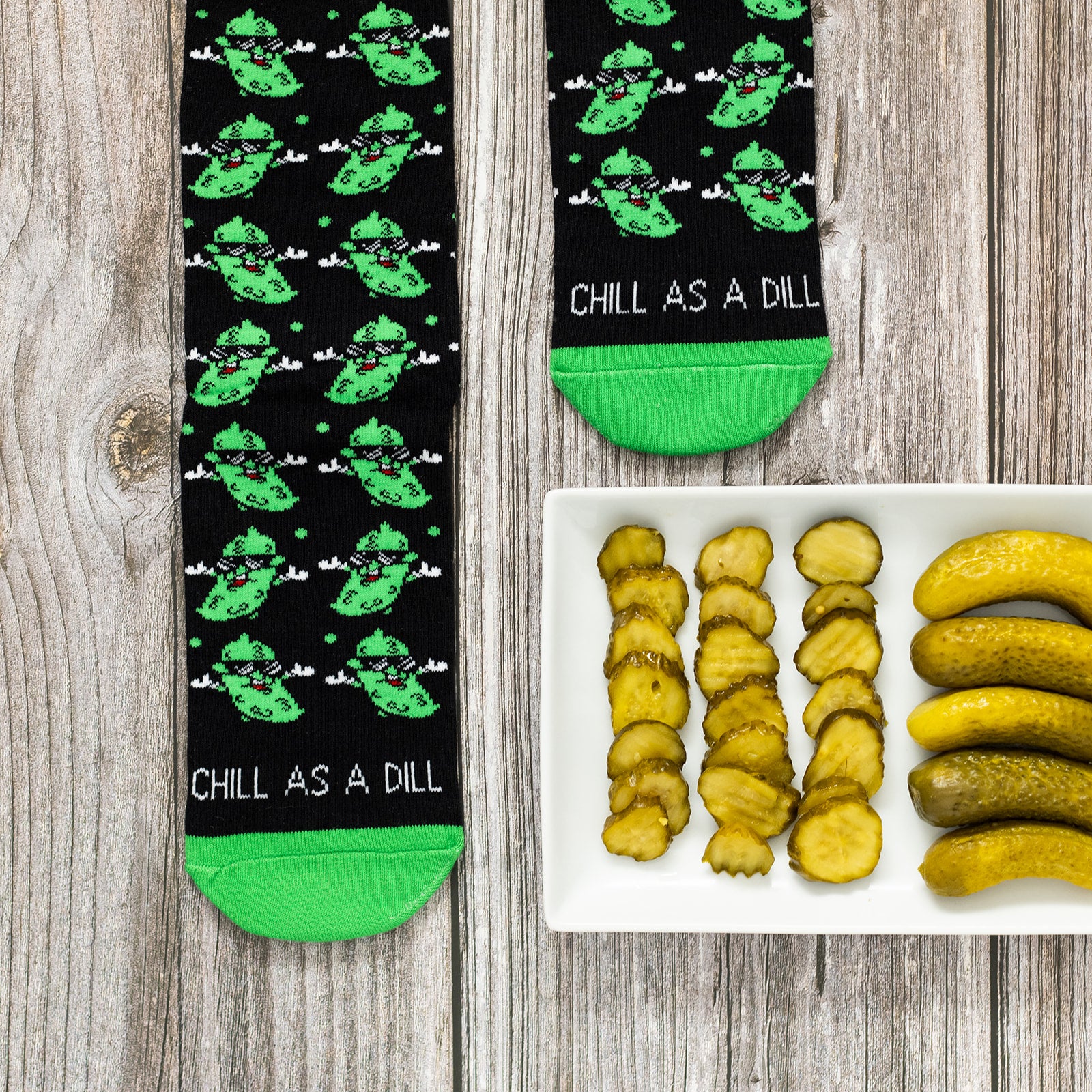 Chill As A Dill Pickle Socks
