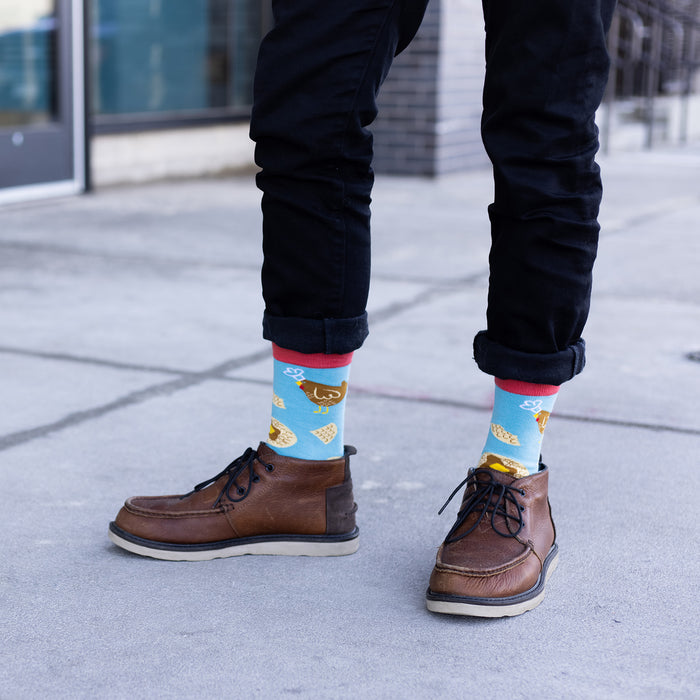 Lavley | Shop Chicken & Waffles Socks | Novelty Socks For Men & Women