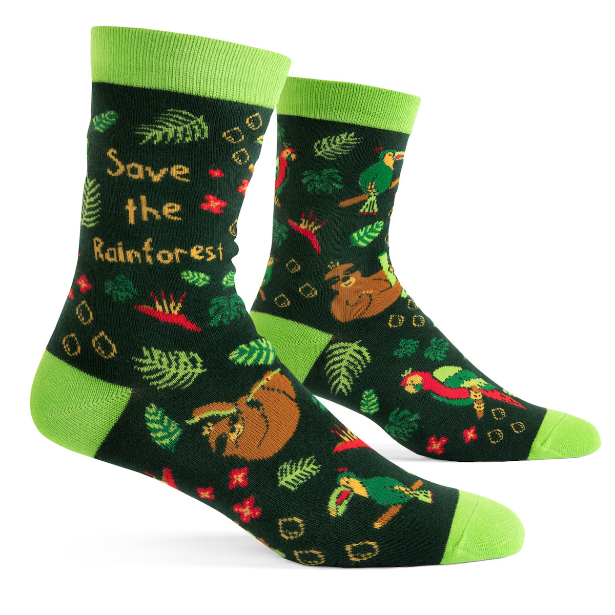 Lavley | Save The Rainforest Socks (Unisex) | Fun Novelty Socks