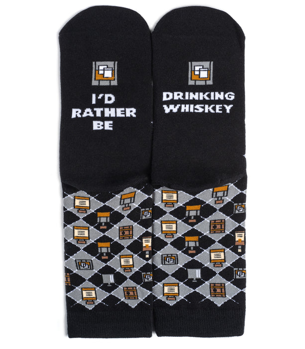 I'd Rather Be Drinking Whiskey Socks