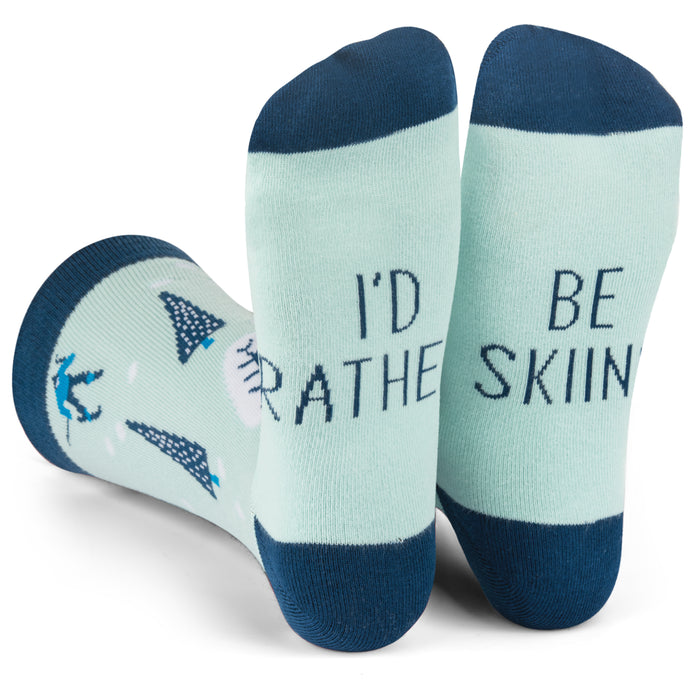 I'd Rather Be Skiing Socks