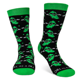 Chill As A Dill Pickle Socks