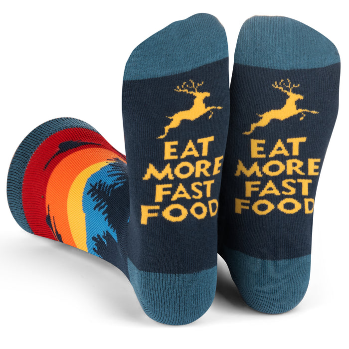 Eat More Fast Food Socks