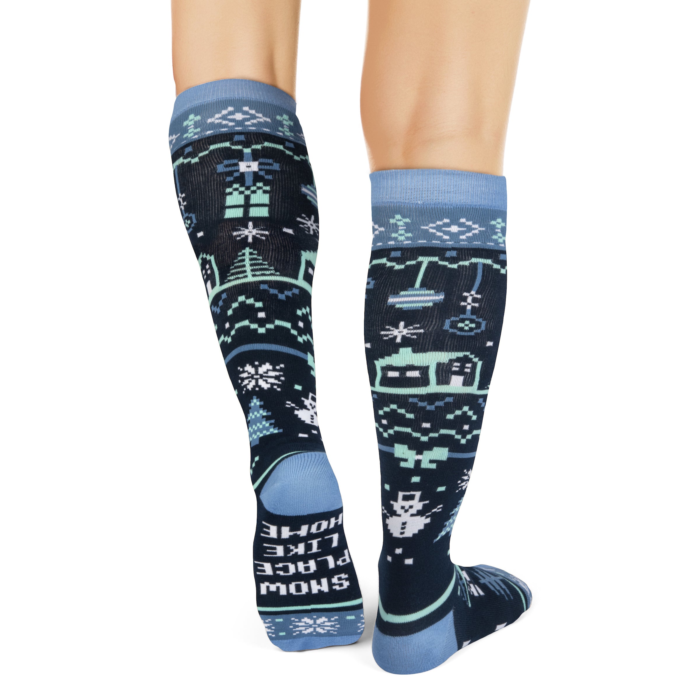 Christmas Sweater Knee High Socks (2 Pack)