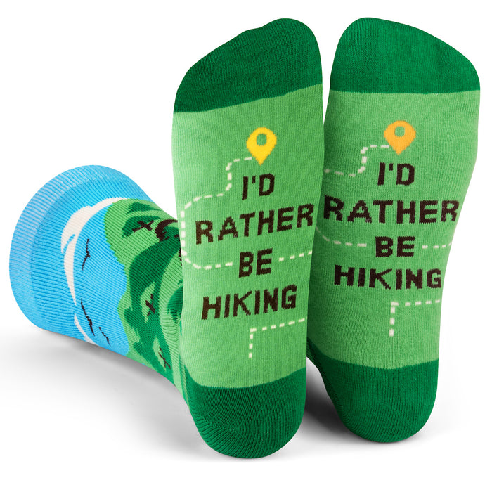 I'd Rather Be Hiking Socks