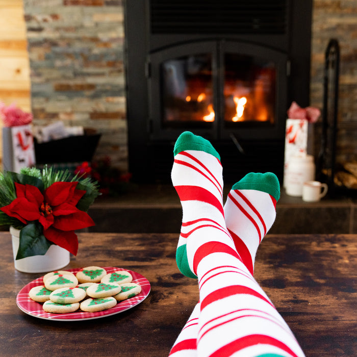 Christmas Cookies & Candy Knee High Socks (2 Pack)