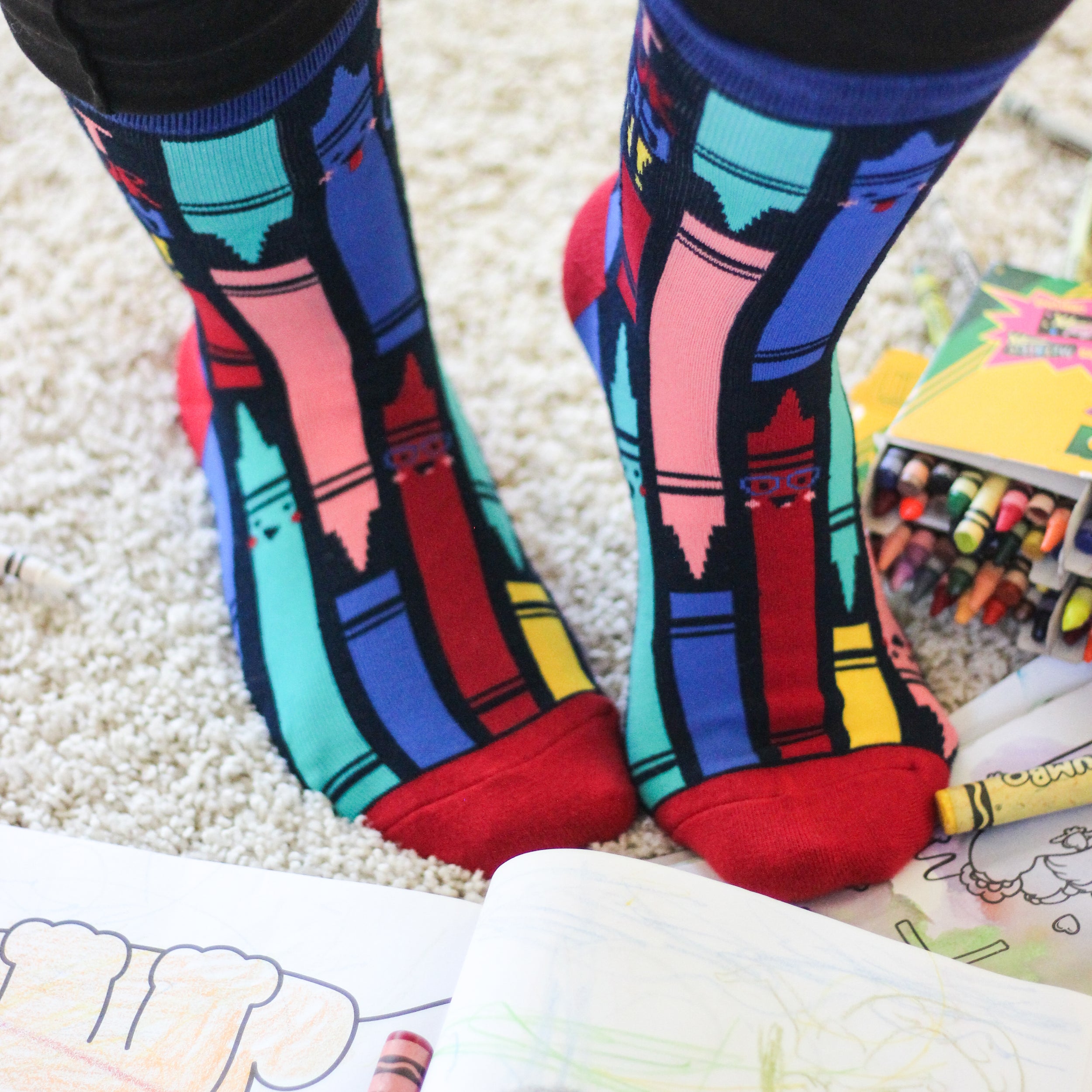 Get Your Cray On Socks