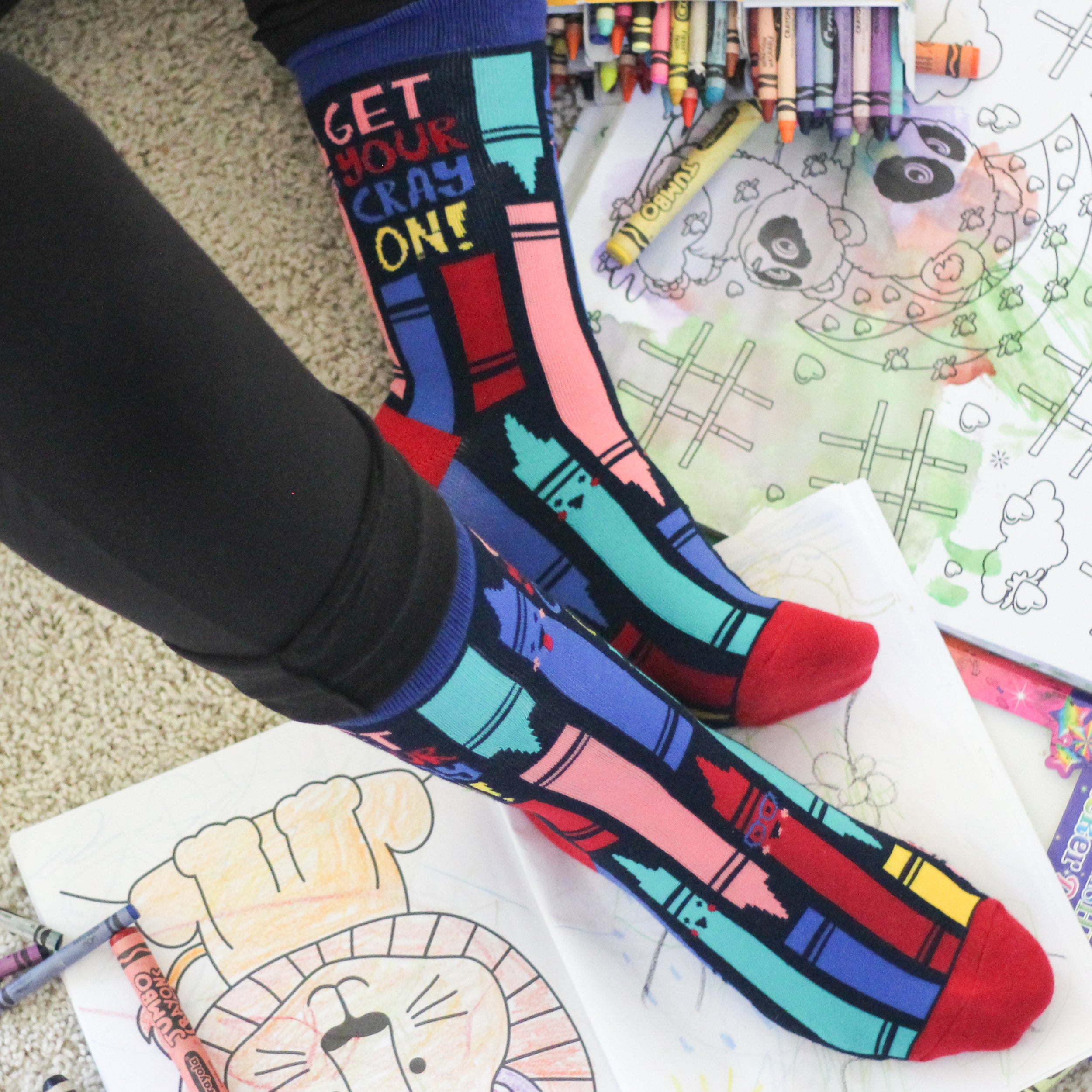 Get Your Cray On Socks