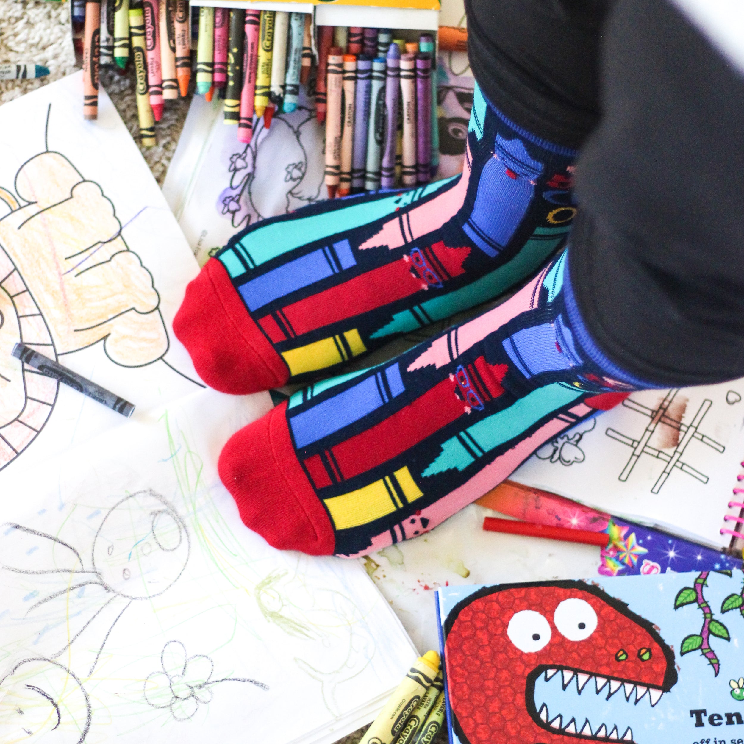 Get Your Cray On Socks
