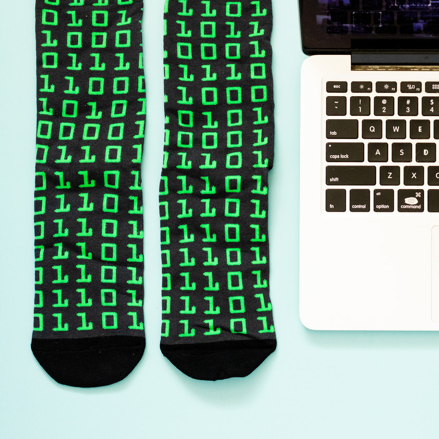 Binary Code Socks | Crew Length Novelty Socks For Men & Women — Lavley