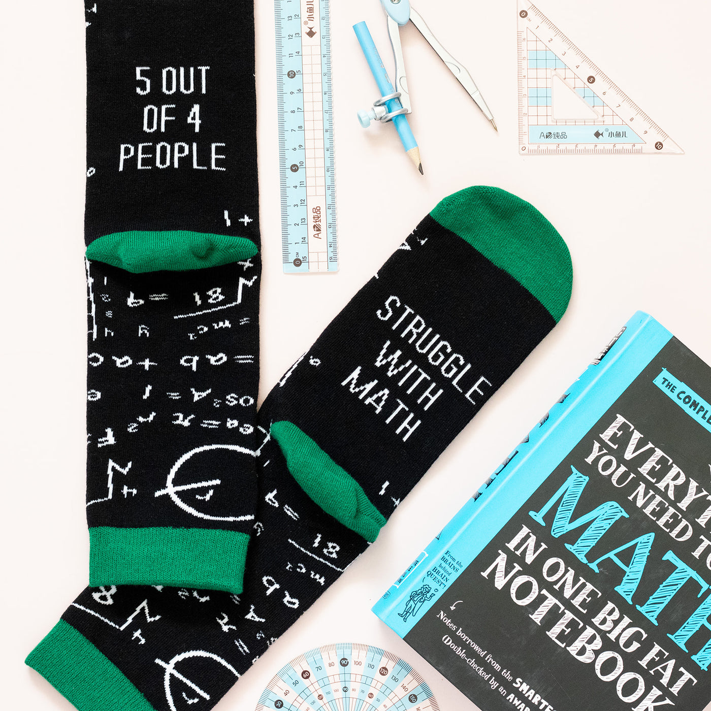 Lavley | Math Nerd Socks (Unisex) | Fun Novelty Socks For Men & Women