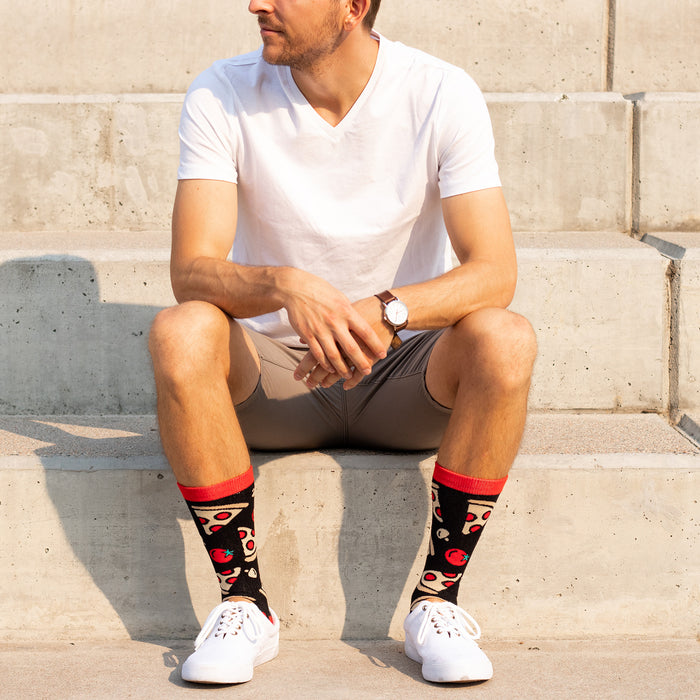 Lavley | Shop Pizza Socks | Funny Novelty Socks For Men & Women