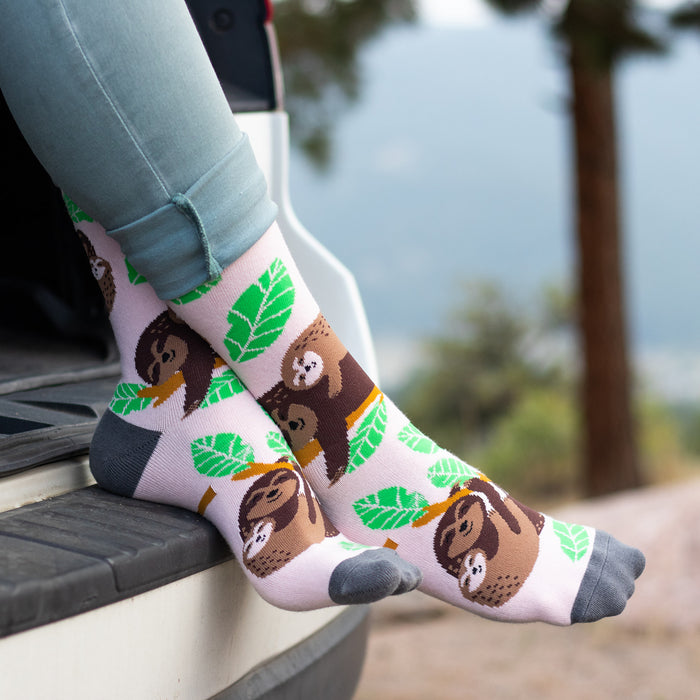 Let's Hang Sloth Socks