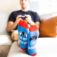 Do Not Disturb I'm Gaming Socks