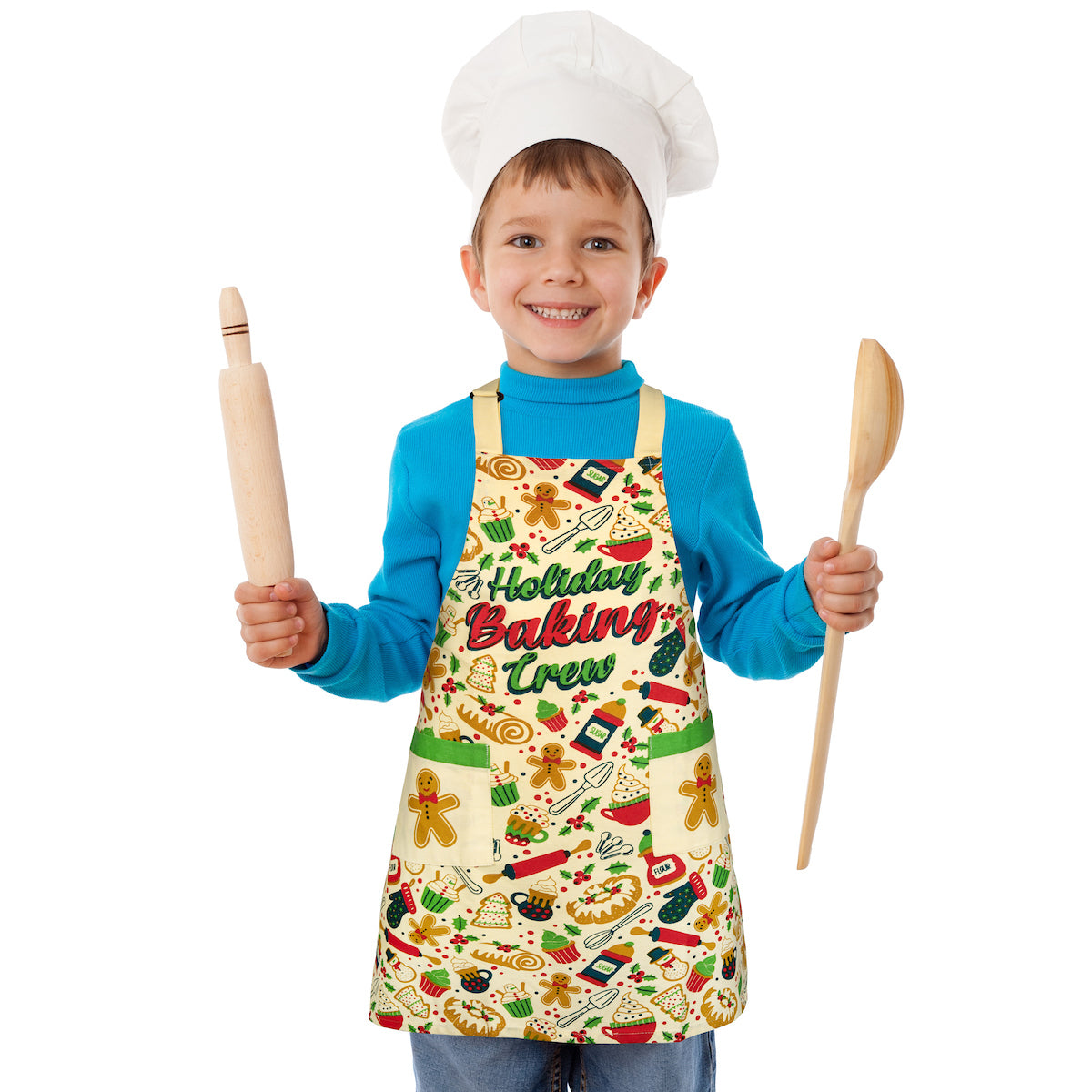 Christmas Baking Crew Apron- Child – Summit Baking Supplies