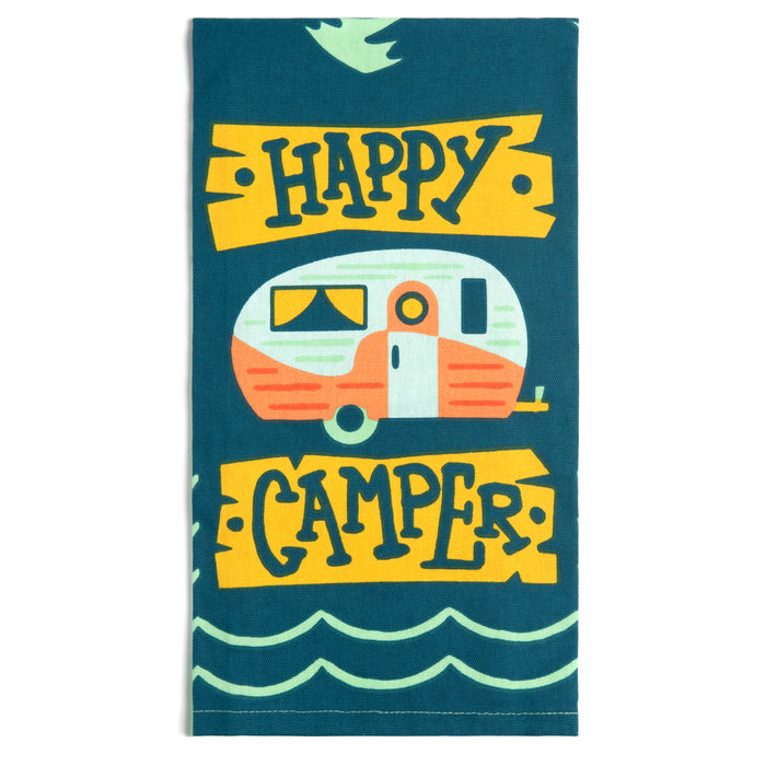 Happy Camper Dish Towel