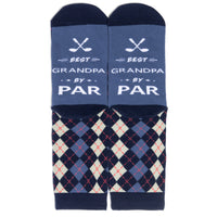 Best Grandpa By Par Socks