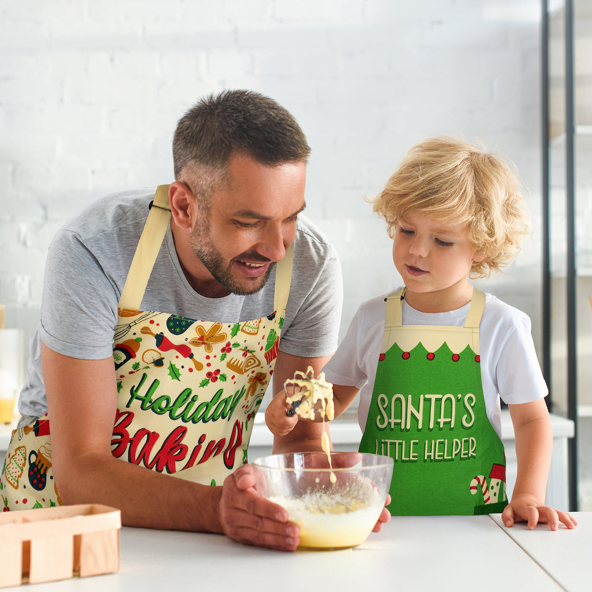 Santa's Little Helper Apron (Kids)
