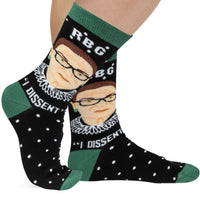 RBG “I Dissent” Socks