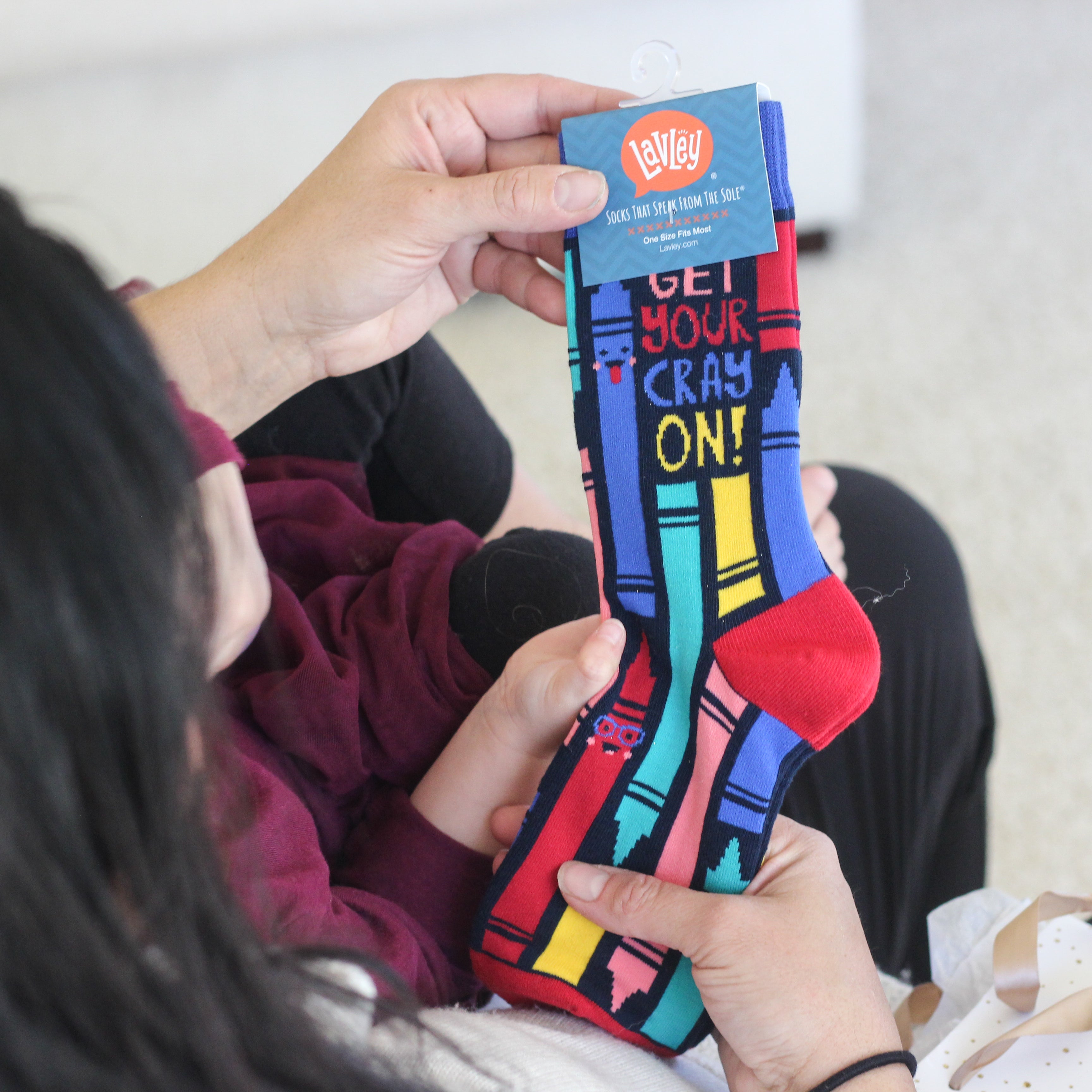 Get Your Cray On Socks