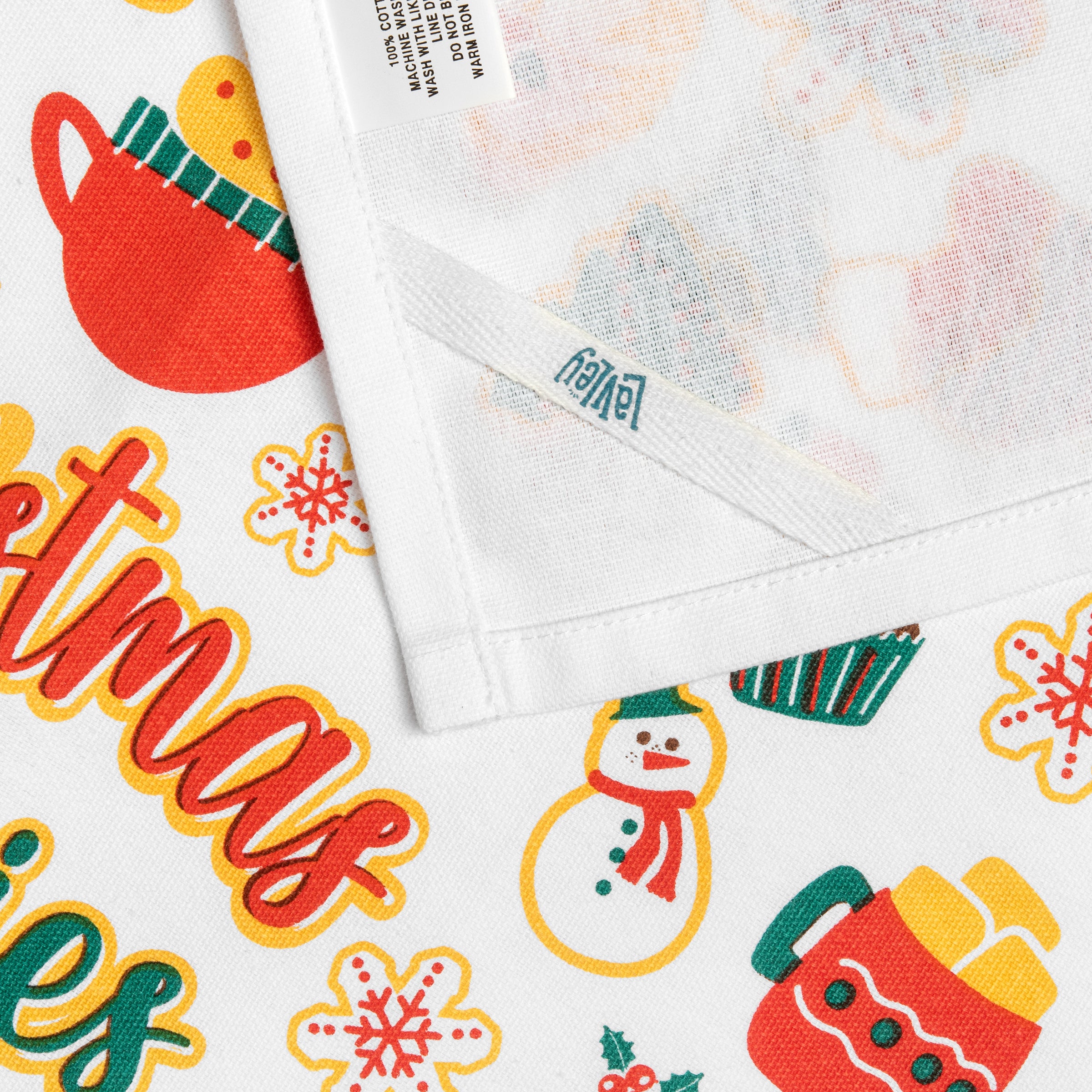 Christmas Calories Don't Count Dish Towel