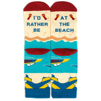 I'd Rather Be At The Beach Socks
