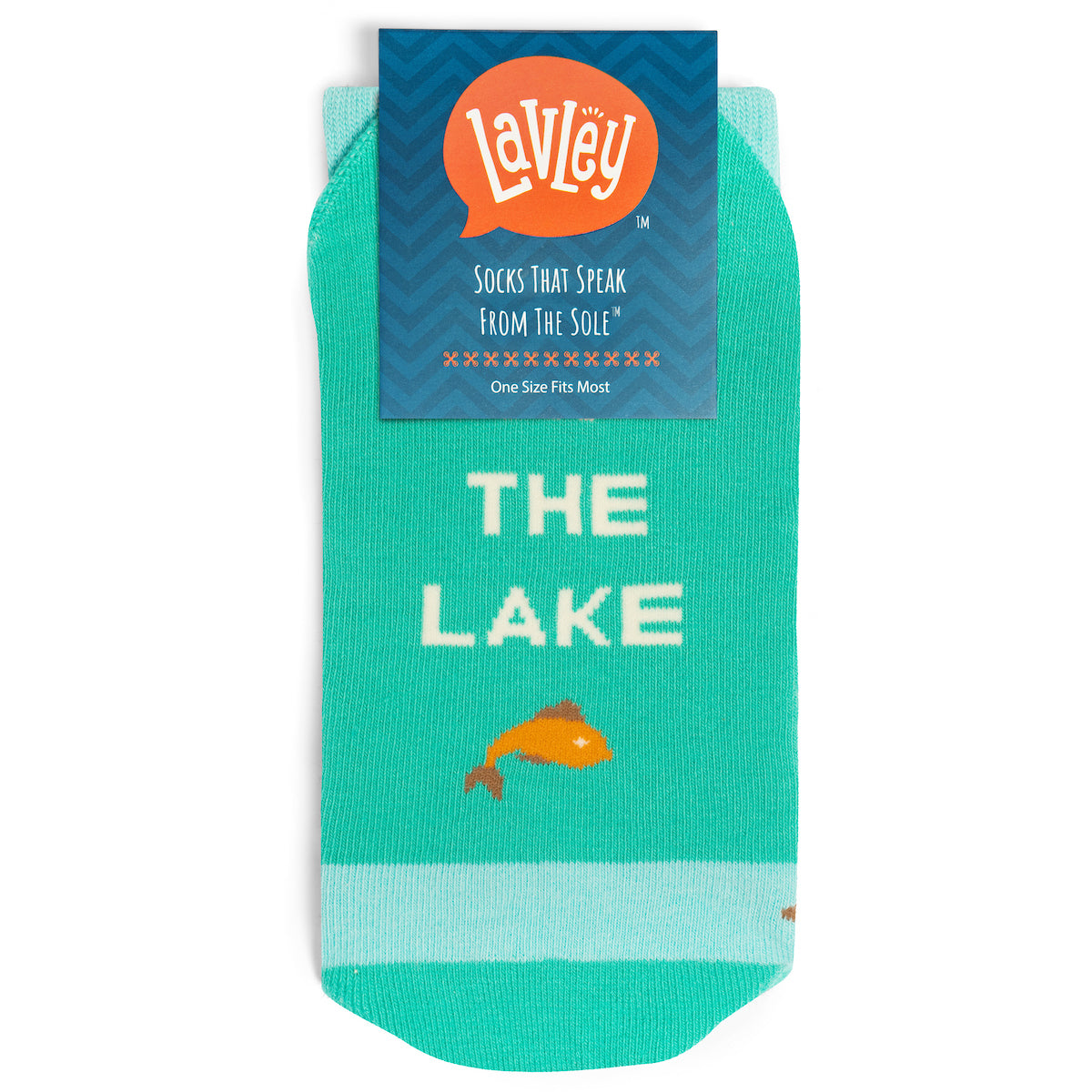 I'd Rather Be At The Lake Socks