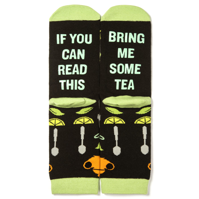 Bring Me Some Tea (Green) Socks