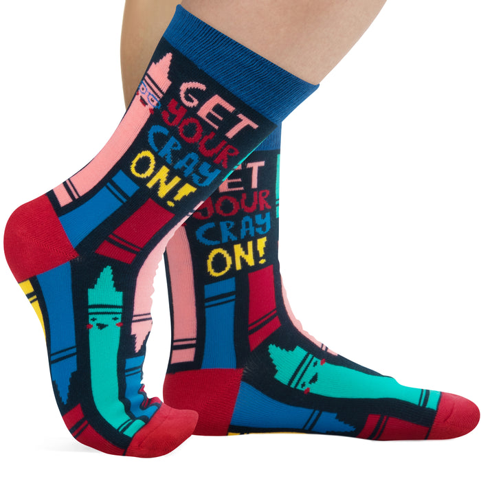 Get Your Cray On Socks
