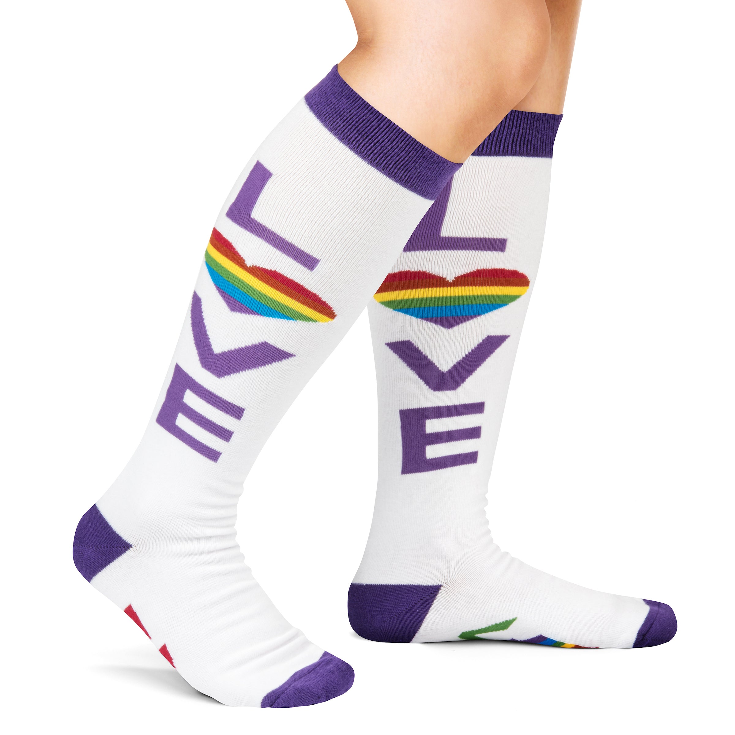 Rainbow Pride Knee High Socks