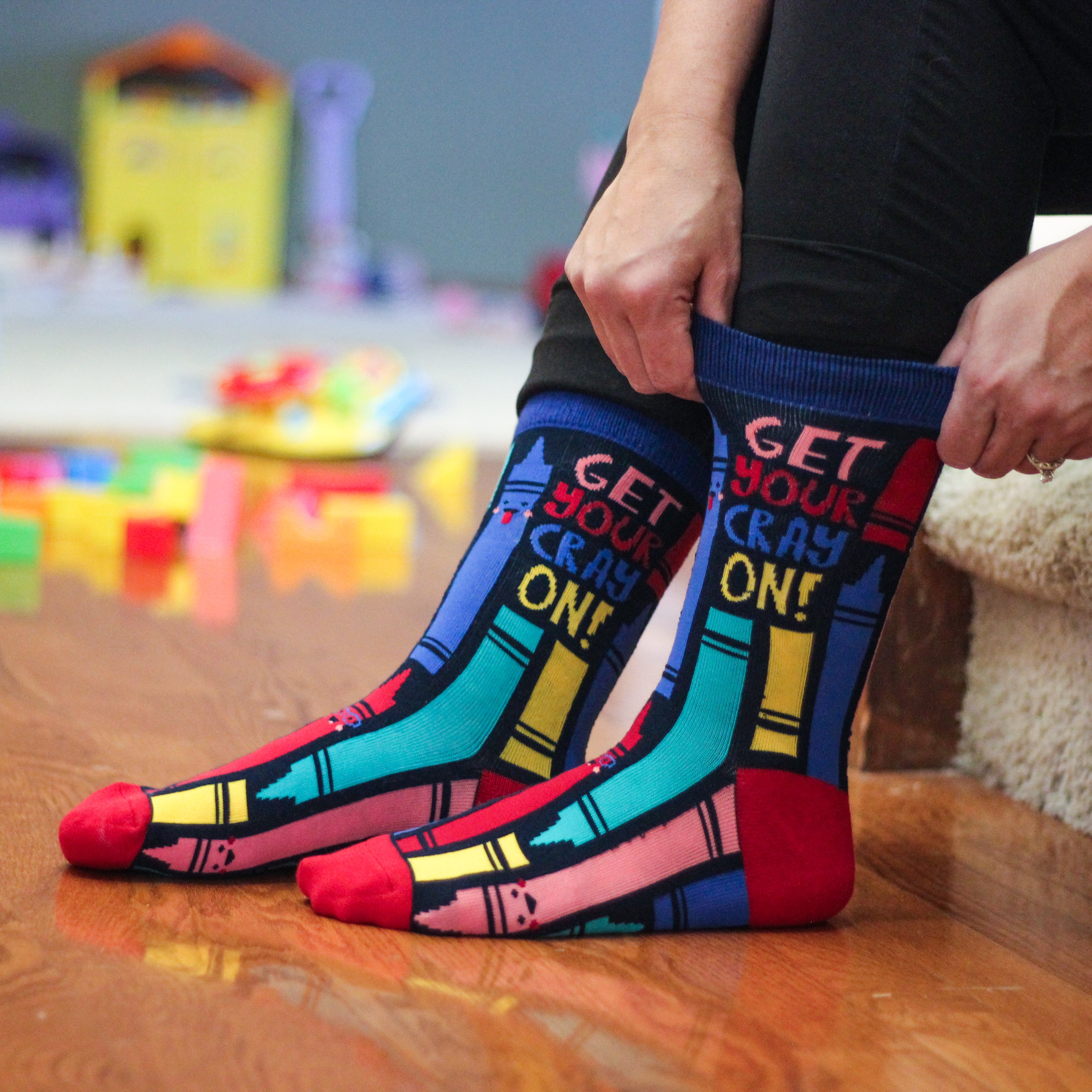 Get Your Cray On Socks