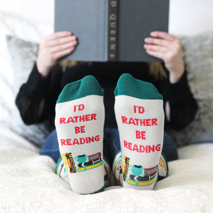 I'd Rather Be Reading Socks