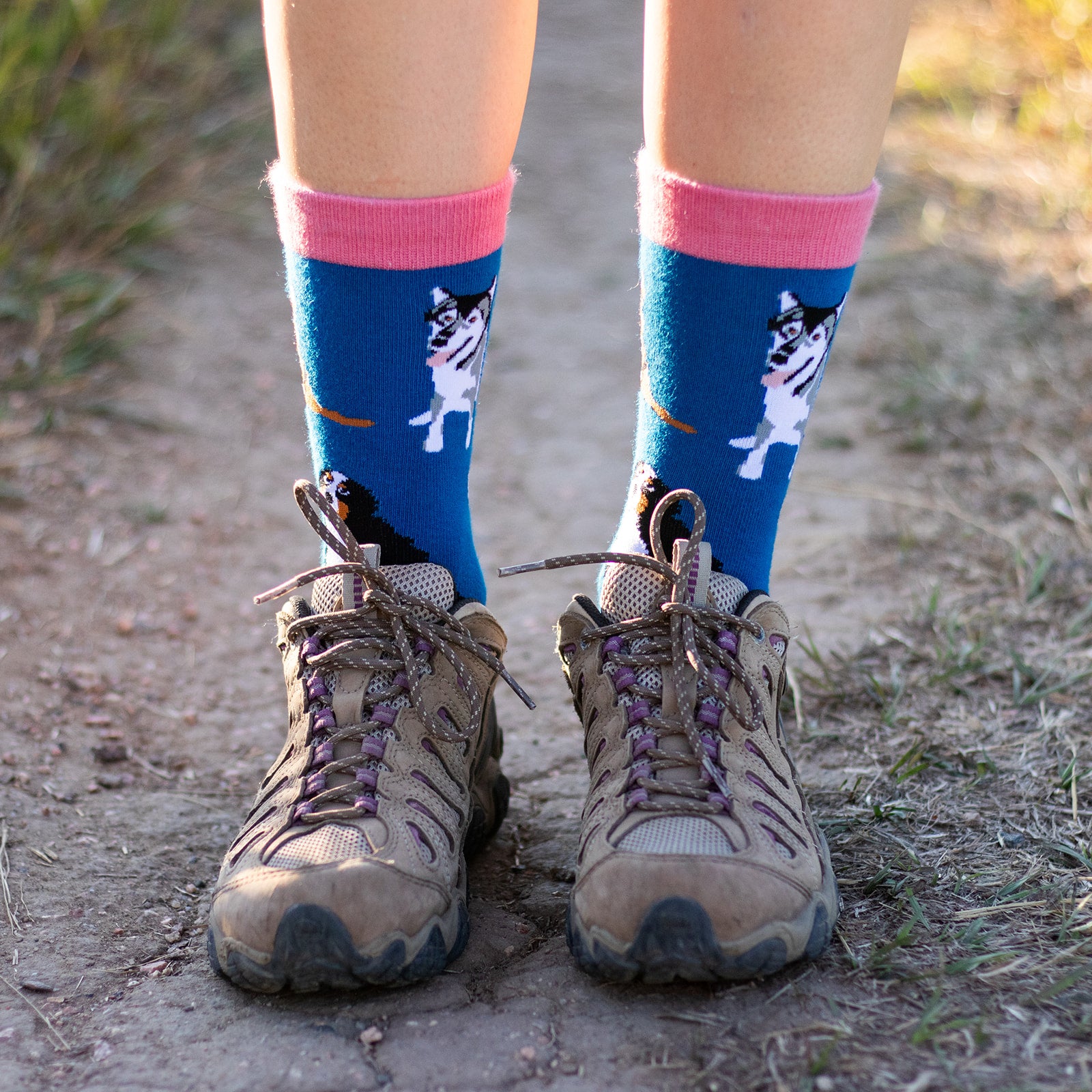 I'd Rather Be With My Dog Socks (Blue)