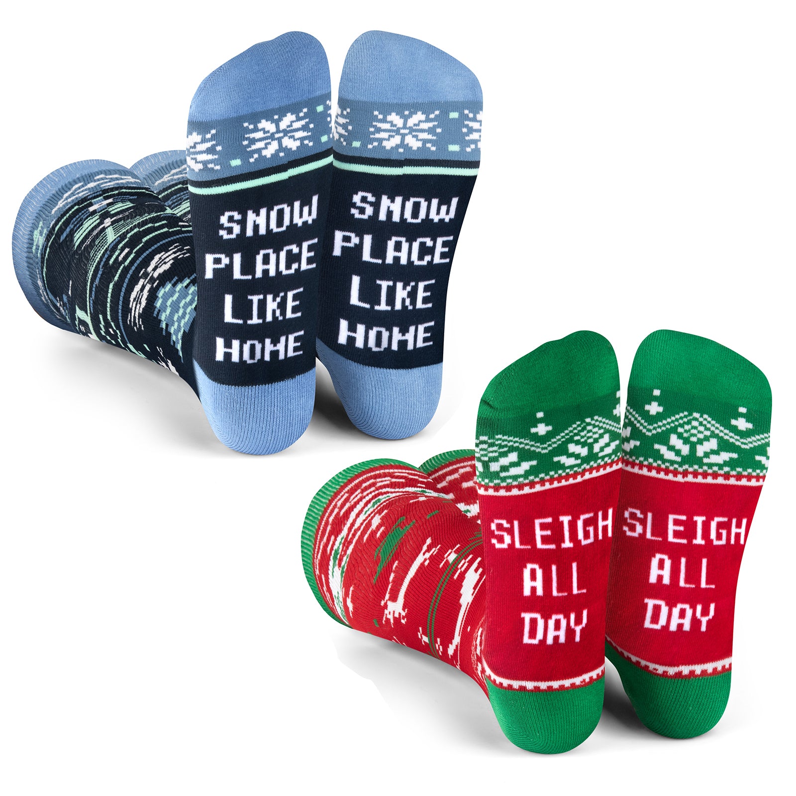 Christmas Sweater Knee High Socks (2 Pack)