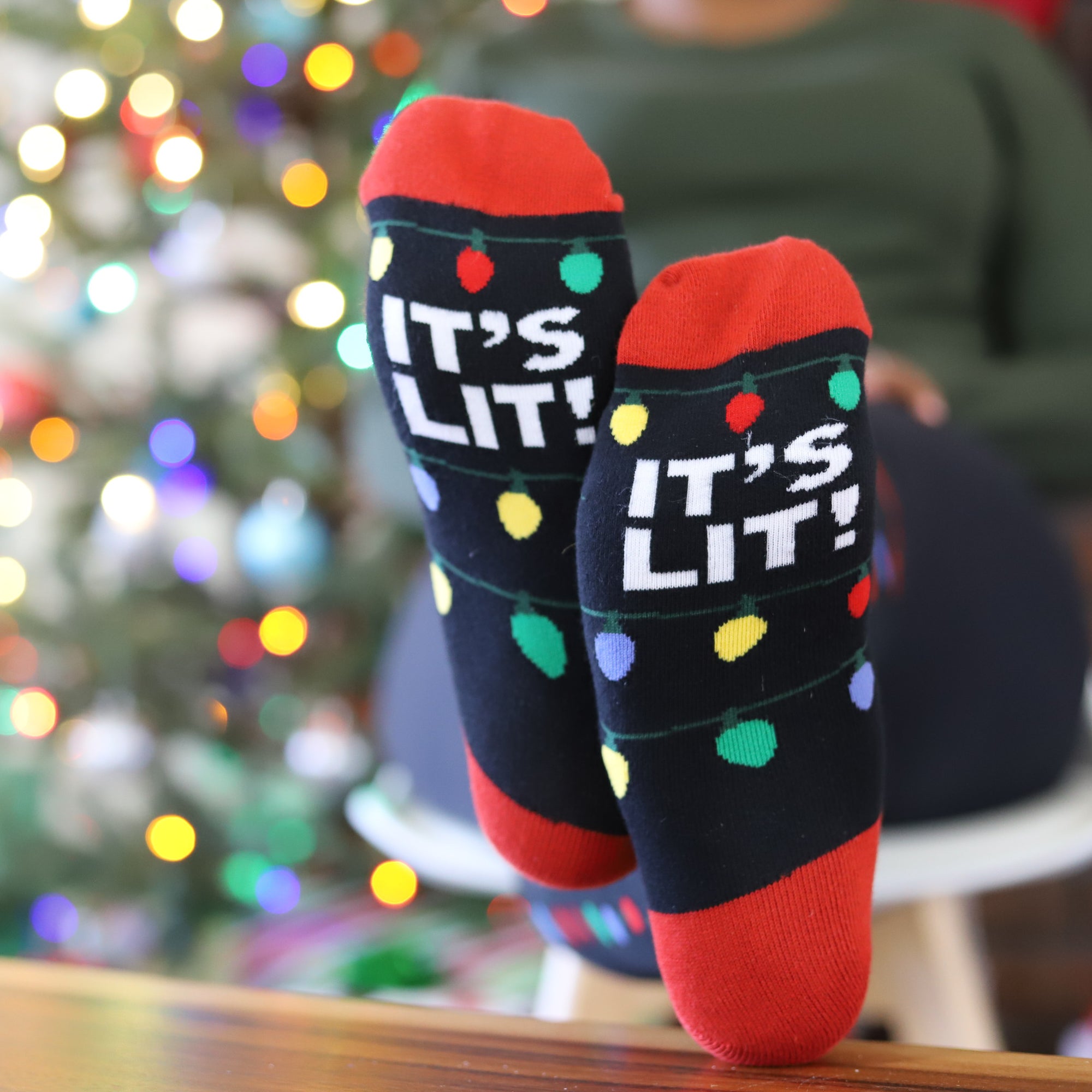 It's Lit Knee High Socks