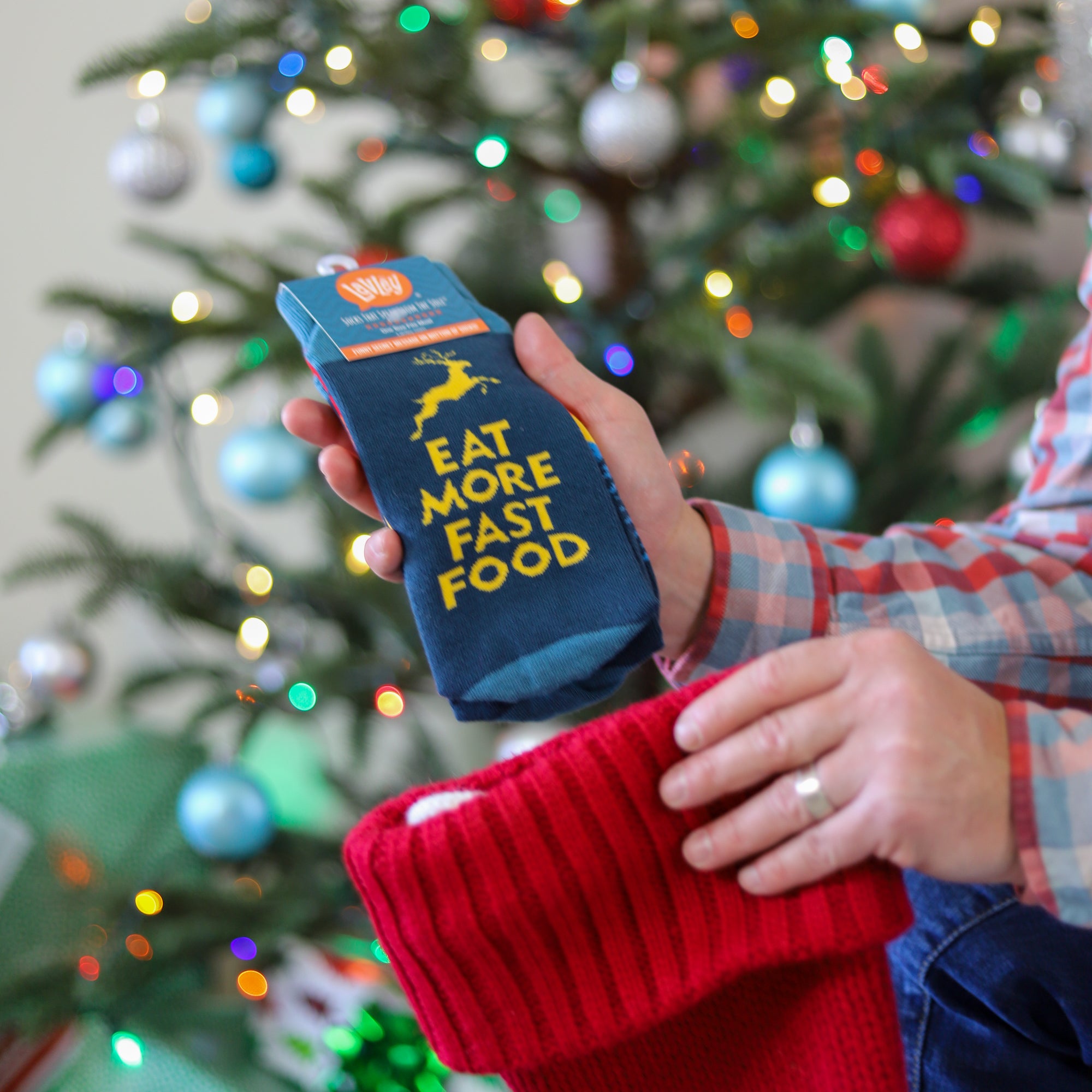 Eat More Fast Food Socks