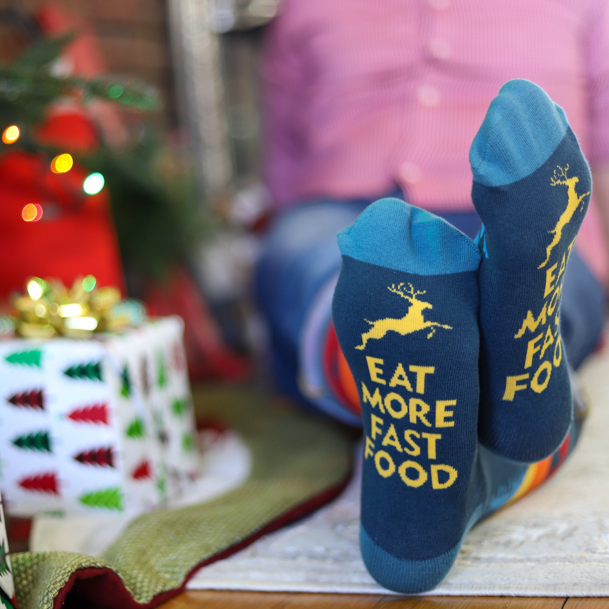 Eat More Fast Food Socks