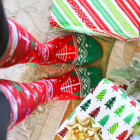 Christmas Sweater Knee High Socks (2 Pack)