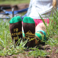 I'd Rather Be Mountain Biking Socks